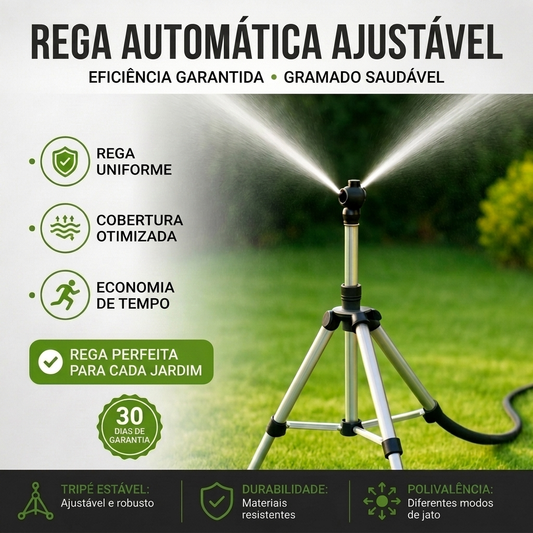 AquaMist Jardim Rotativo Fácil Uso