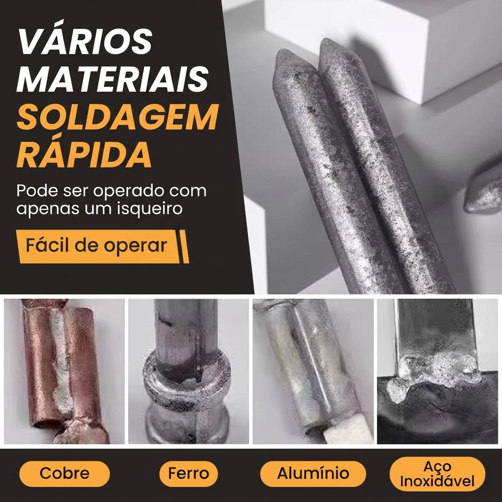 Barra de Solda Baixa Temperatura