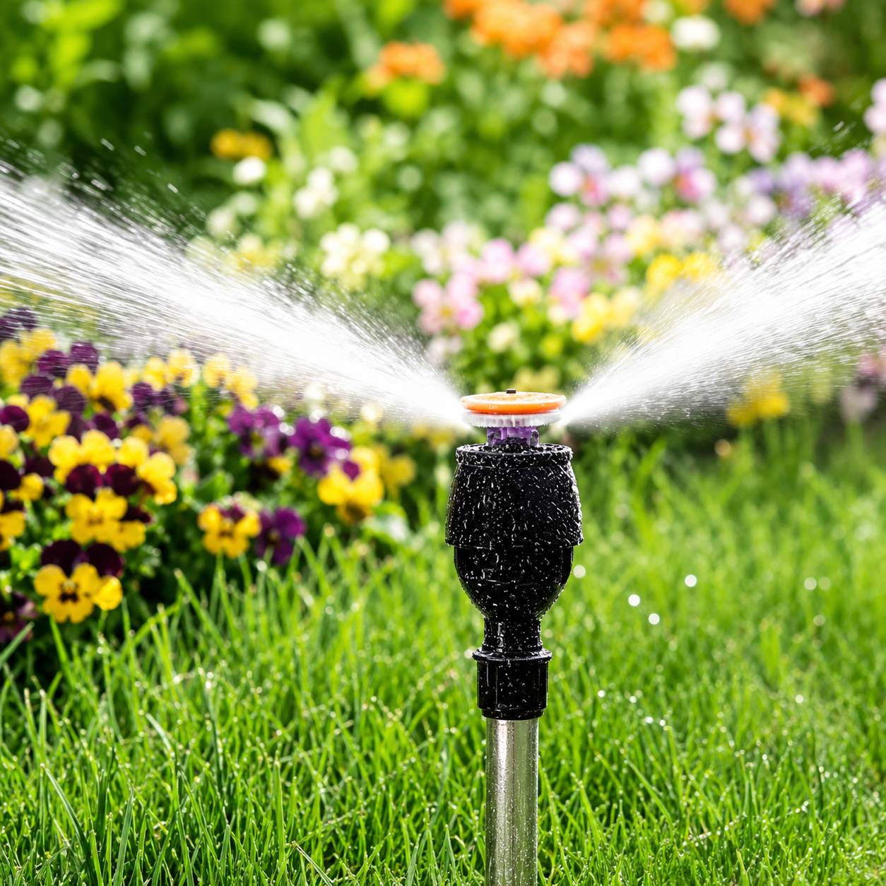 AquaMist Jardim Rotativo Fácil Uso